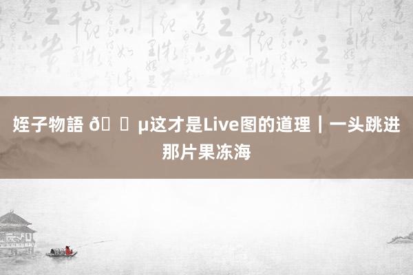 姪子物語 🔵这才是Live图的道理|一头跳进那片果冻海