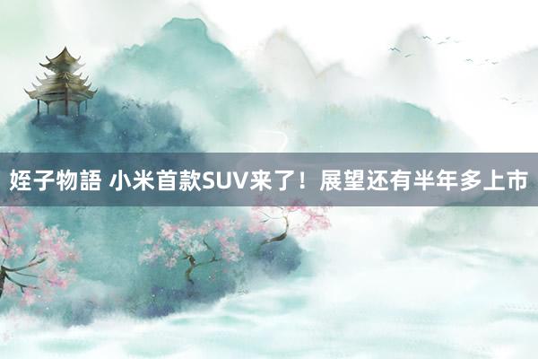 姪子物語 小米首款SUV来了！展望还有半年多上市