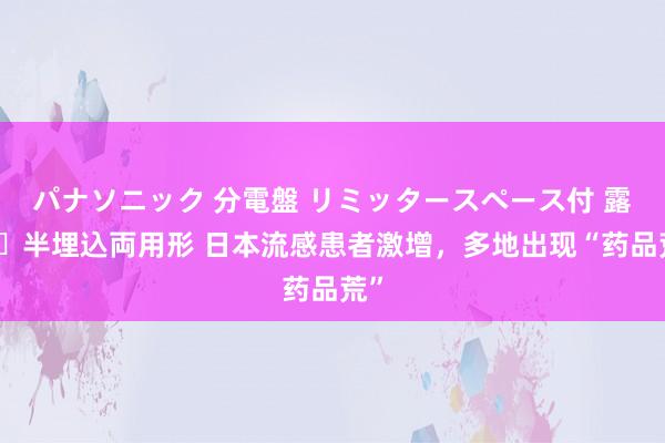 パナソニック 分電盤 リミッタースペース付 露出・半埋込両用形 日本流感患者激增，多地出现“药品荒”