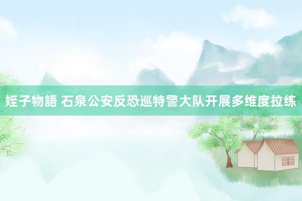 姪子物語 石泉公安反恐巡特警大队开展多维度拉练