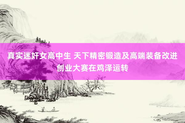真实迷奸女高中生 天下精密锻造及高端装备改进创业大赛在鸡泽运转