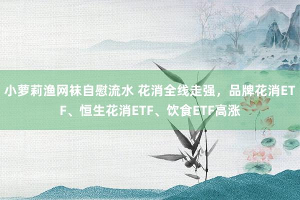小萝莉渔网袜自慰流水 花消全线走强，品牌花消ETF、恒生花消ETF、饮食ETF高涨