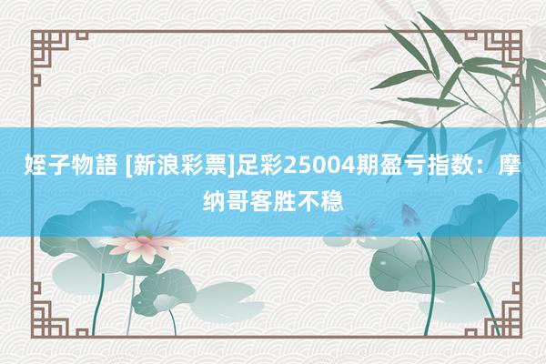 姪子物語 [新浪彩票]足彩25004期盈亏指数：摩纳哥客胜不稳